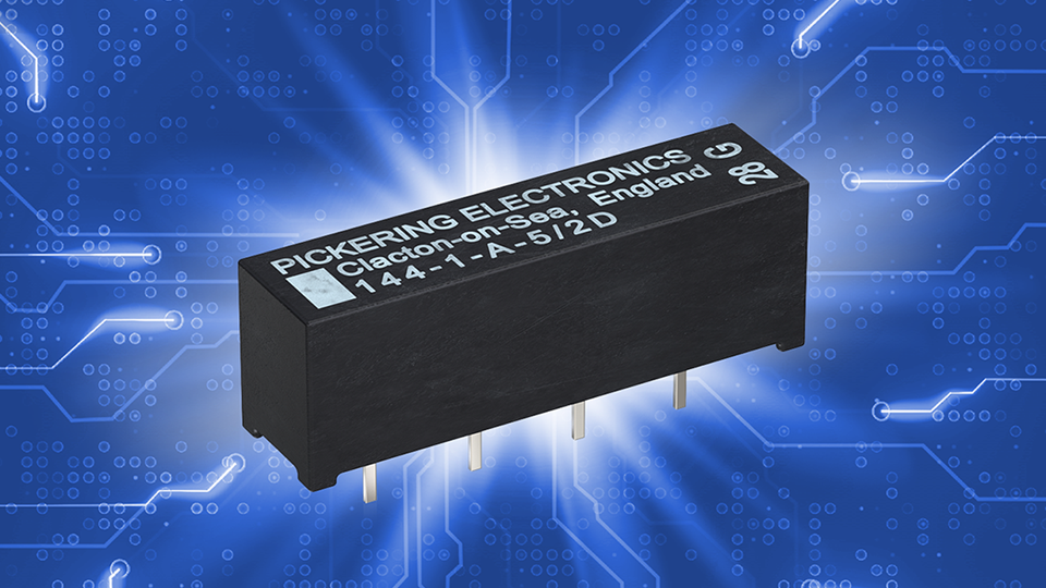 New Electronics High Power Series 144 Reed Relays From Pickering