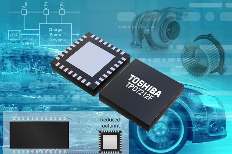 Toshiba release compact power MOSFET gate driver intelligent power device