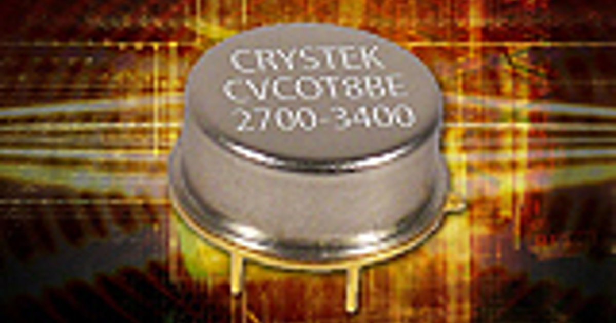 Crystek Announces New Series Of Voltage Controlled Oscillators